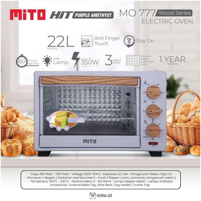 (Allthebest) OVEN MITO MO-777 - Oven low watt MITO MO 777 / MO777 [GARANSI