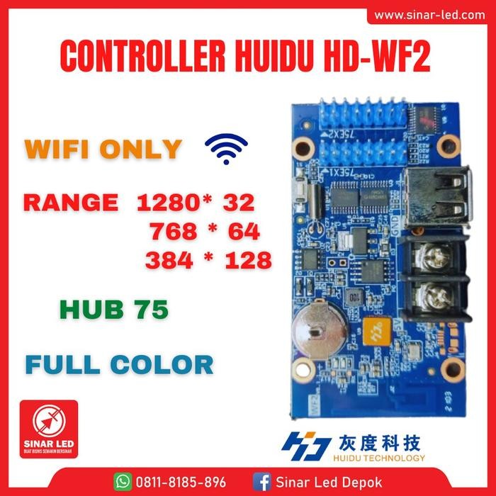 (Allthebest) Controller Huidu HD-WF2 HD WF2 WifI RGB Full Color Panel