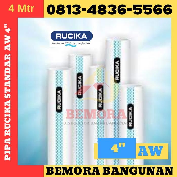 (Allthebest) Pipa rucika standard type aw 4 inch / pipa rucika standard 4" aw