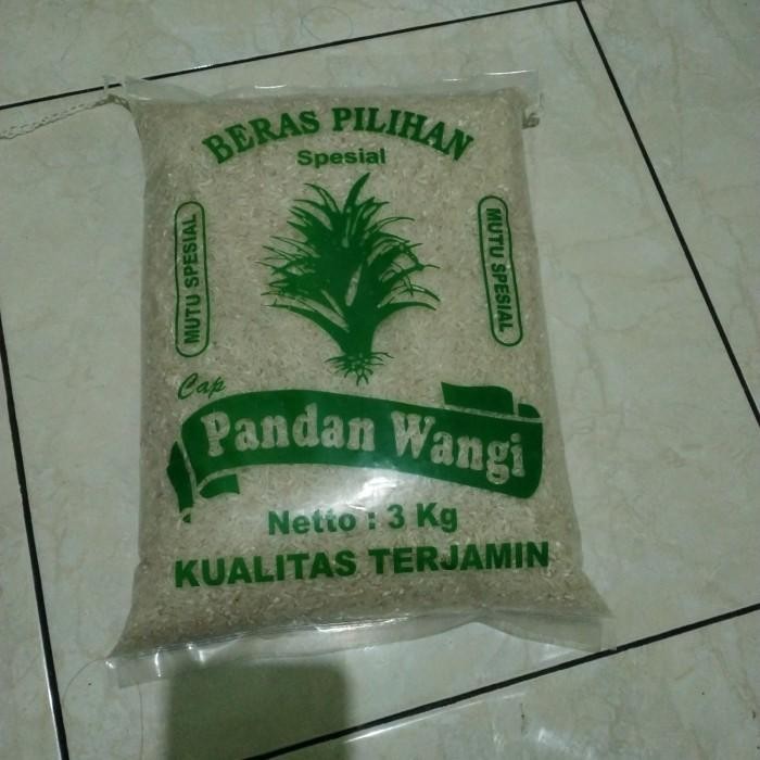 

(Allthebest) beras 3kg cap Pandan Wangi