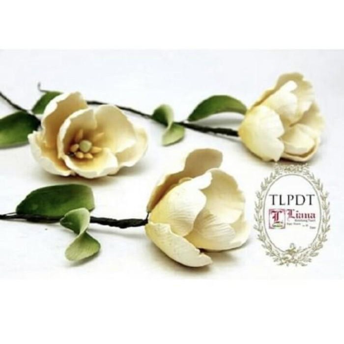 

(Allthebest) Gumpaste Flower Tulip TLPDT dekorasi kue cake topper