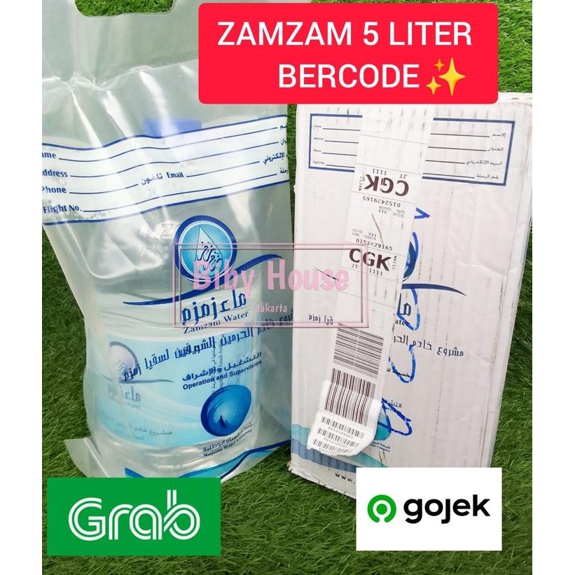 

Air Zam Zam/ Zamzam 5 Liter Barcode Original Asli 100%