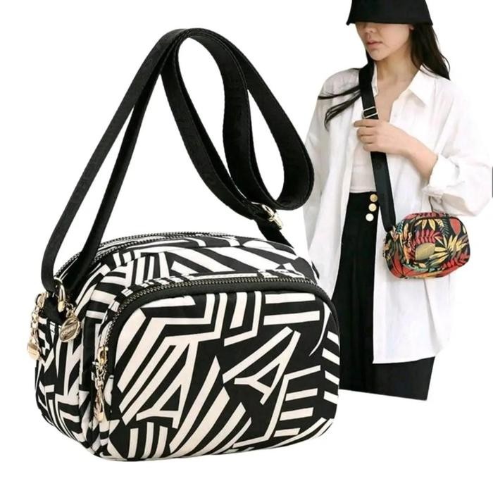 Tas Selempang wanita chibao motif terbaru CB00516