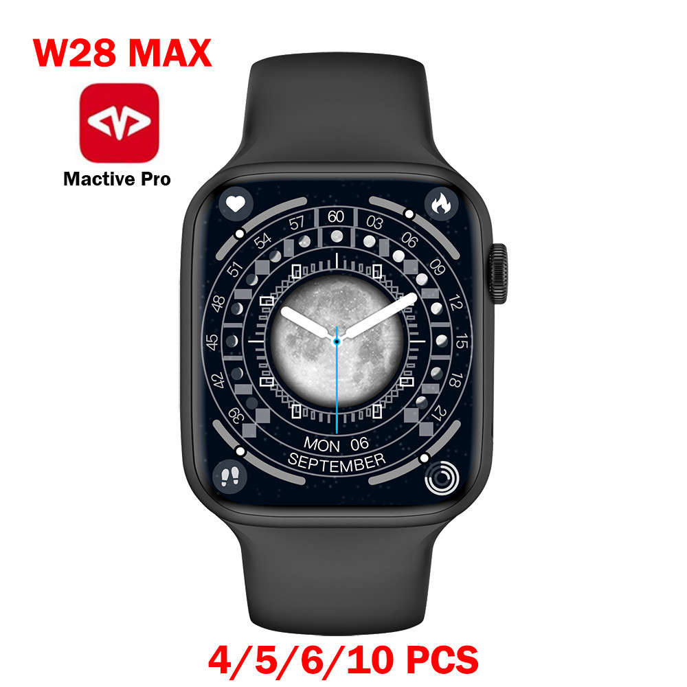 4/5/6/10PCS Original W28 MAX Watch 8 Smart Watch 1.9Inch 45mm Dail