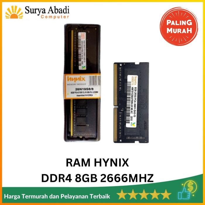 Ram Hynix Ddr4 Sodimm & Longdimm 8Gb Ram Ddr4 8Gb 2666 Mhz