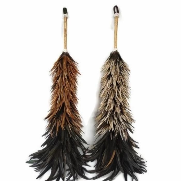 Kemoceng Bulu Ayam Jago/ Bulu Ayam Bali