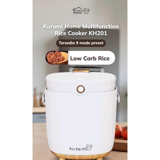 Kurumi Home Multifunction Rice Cooker (With Low Carb Function) KH 201