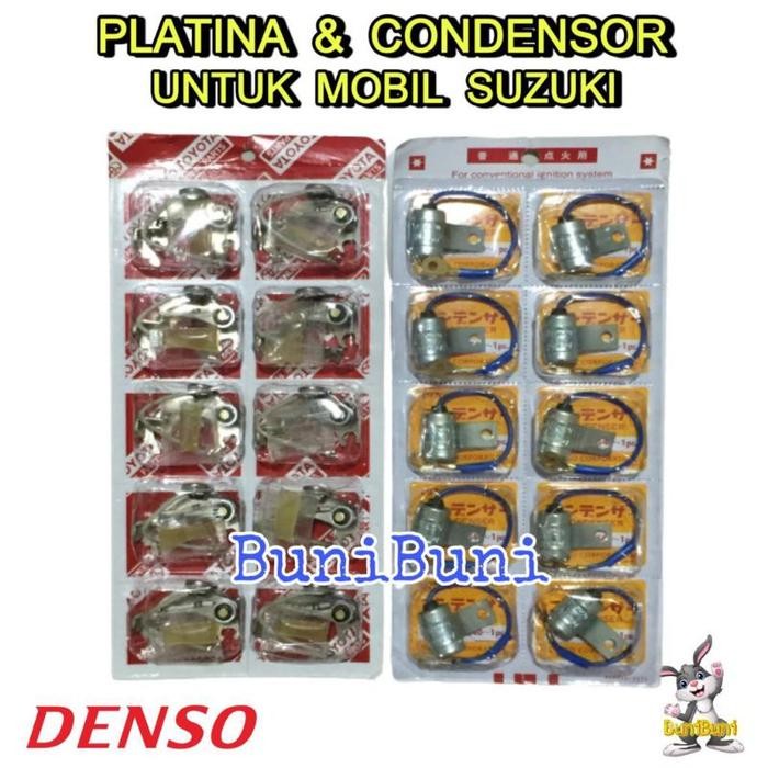 Platina Condensor Set Untuk Mobil Suzuki Carry Extra 1.0 St100 Dan Jimny Katana Kode 099