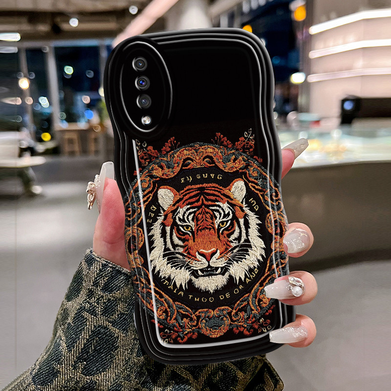 Casing Hp Untuk Samsung Galaxy A50 A50s A30s A31 Case Krim gelombang cntik Softcase Silikon Kesing H