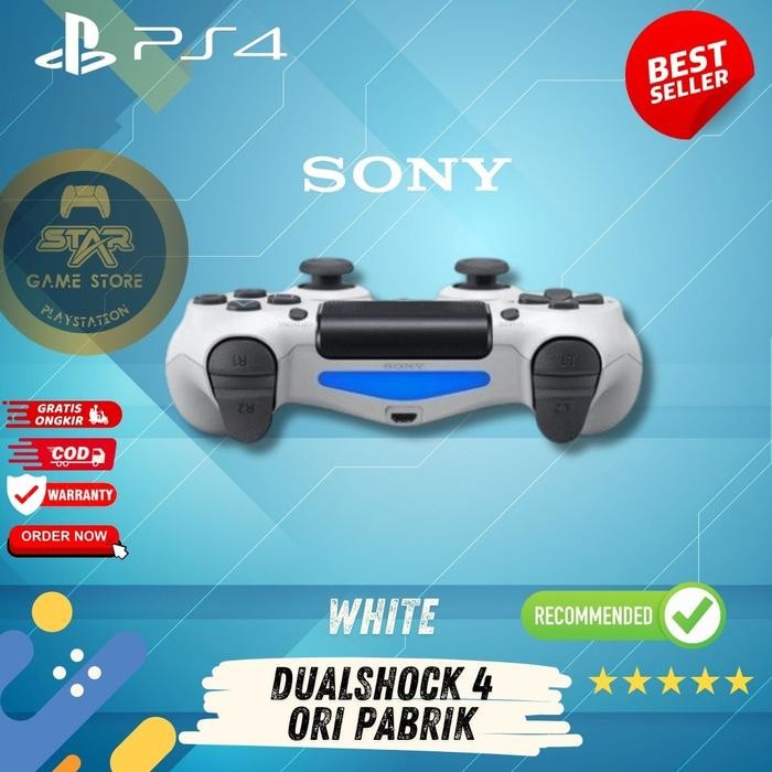 Stik Ps4 Wireless Controler Stik Ps4 Oripabrik Glacier White
