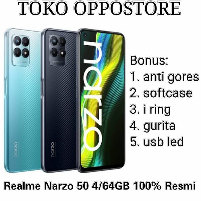 Realme Narzo 50 4/64GB Garansi Resmi