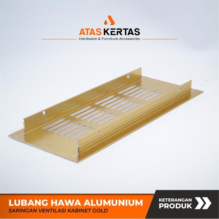 Lubang Hawa Kitchen Set Aluminium Ventilasi Lemari Kabinet Kitchen Gold Furniture