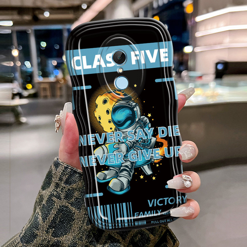 Casing Hp Untuk Xiaomi Redmi 5 5A 5 Plus 4X Case Krim gelombang cntik Softcase Silikon Kesing Nasa a