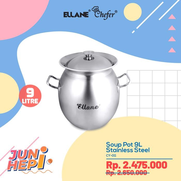 Stainless Steel Soup Pot / Soup Pot Gentong 25 cm CY-011