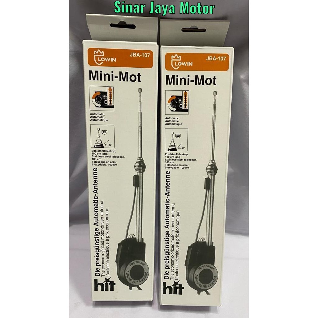 antena radio mobil / car radio antenna jba 107 minimot otomatis lowin