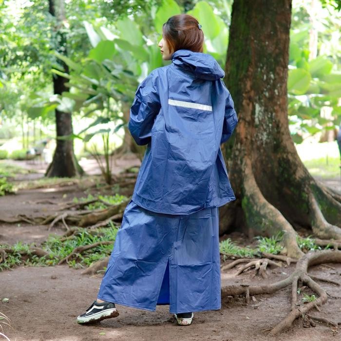 (Allthebest) Jashujan rok jas hujan stelan rok kwalitas terbaik KHN anti rembes