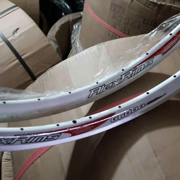 Bagus Rims Alexrims G6000 36H 700C Fixie Brakeline Silver