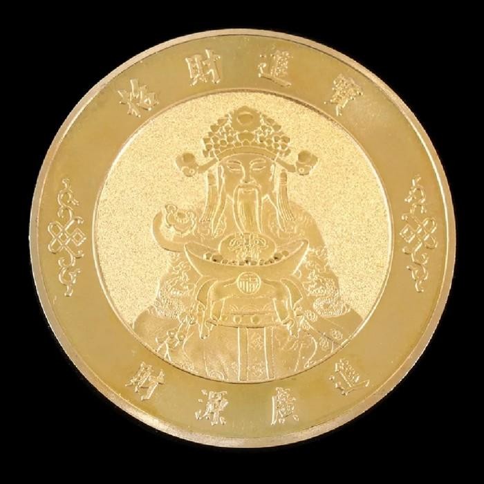 Terlaris Koin medali emas perak keberuntungan fengshui Keberuntungan koin