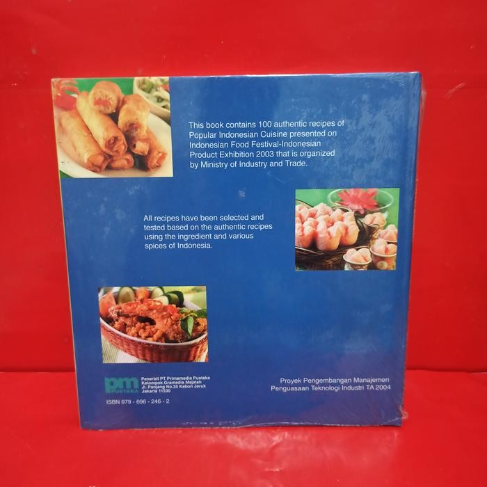 Buku masakan POPULAR Indonesian Cuisine 100 authentic recipes