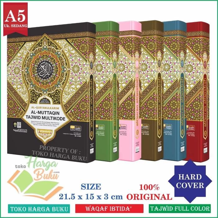 

Al-Quran Al-Muttaqin A5 HC Nonterjemah Waqaf Ibtida Bendera Warna QSB