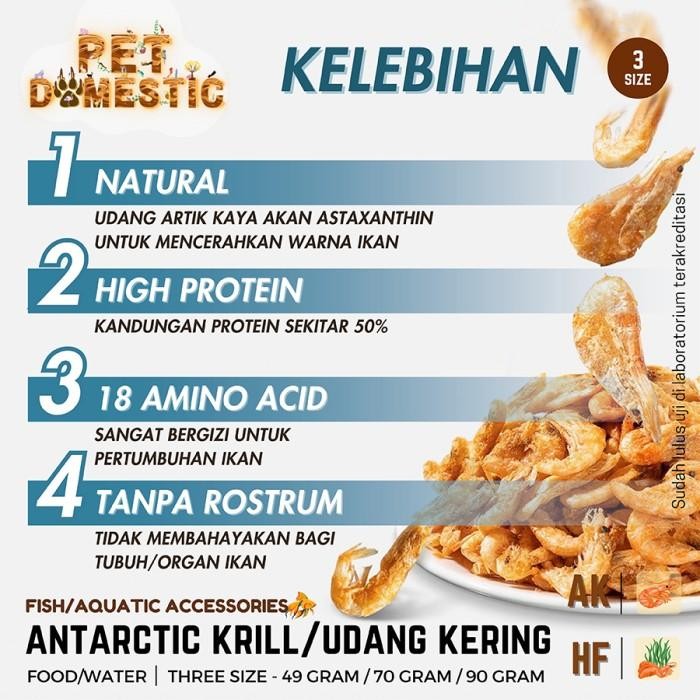 UDANG KERING PREMIUM PAKAN IKAN / PAKAN KURA KURA / PAKAN ARWANA