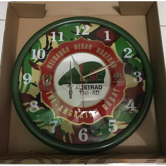 JAM DINDING KOSTRAD TNI AD / JAM DINDING KELUARGA BESAR KOSTRAD TNI AD