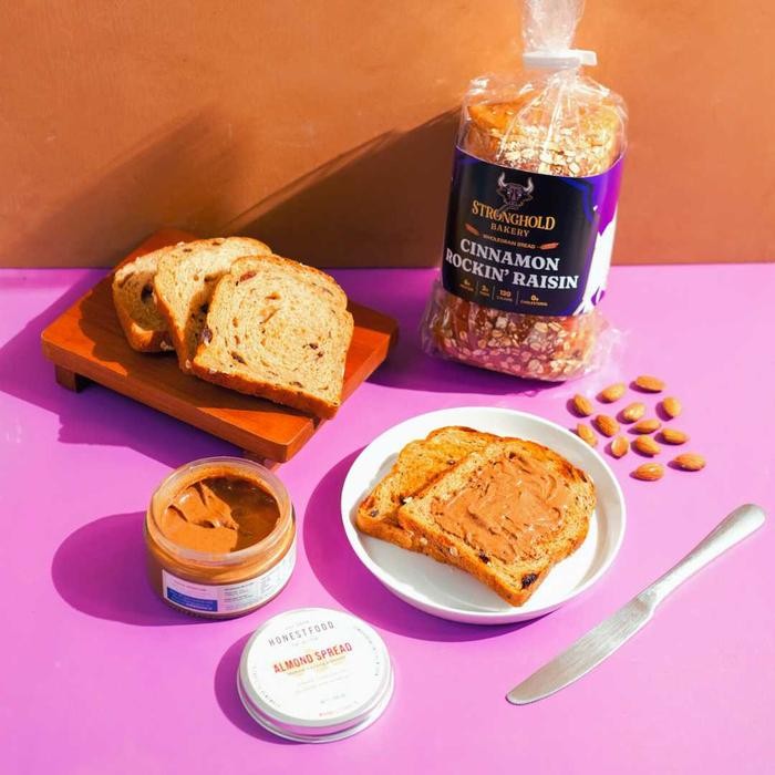 

[Bundle] Roti Cinnamon Raisin + Almond Spread, Selai Kacang Almond By Honest Food