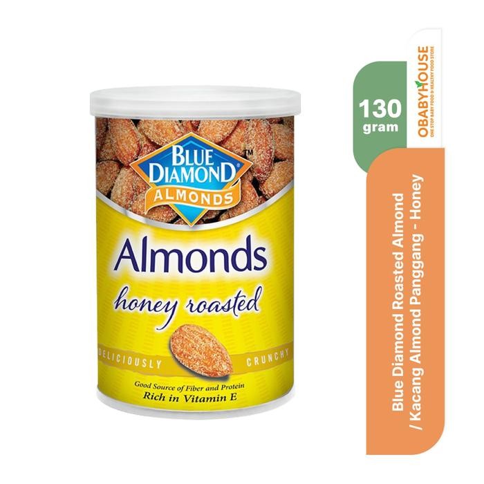 

Blue Diamond Roasted Almond / Kacang Almond Panggang 130Gr - Honey