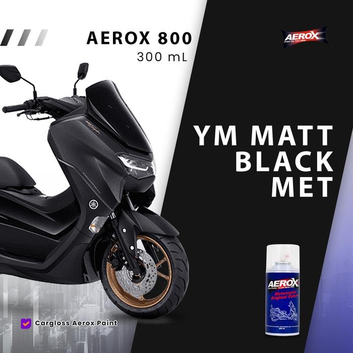 Cat Semprot Aerox - Yamaha NMAX Matte Black (Black Doff)