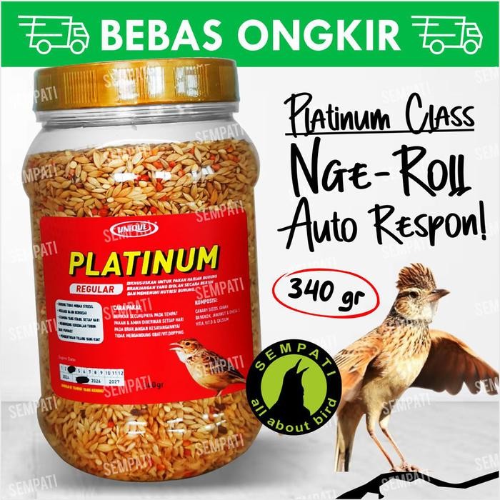 Unique platinum reguler pakan burung branjangan jawa wates parva