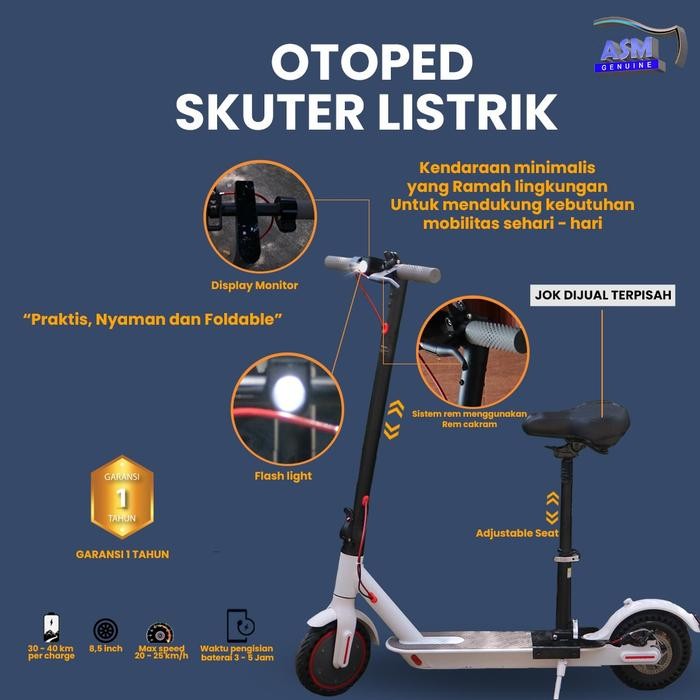 Skuter listrik otoped 8.5inch foldable electric scooter