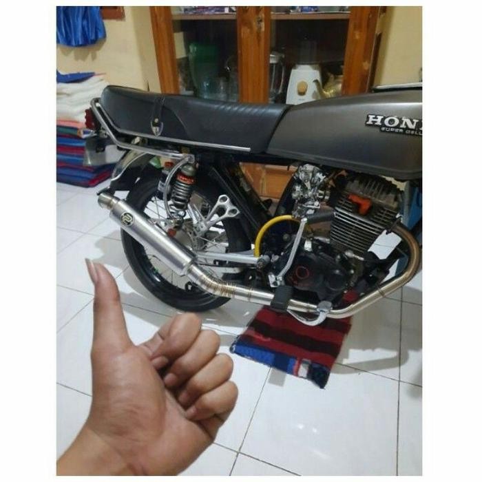 Knalpot racing Pekajaman Tiger Tirev Megapro Gl pro Gl max Cb herex