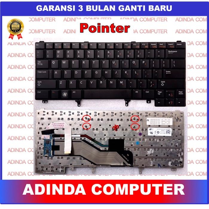 Keyboard Laptop Dell e6420 e5420 e6220 e6320 e6430