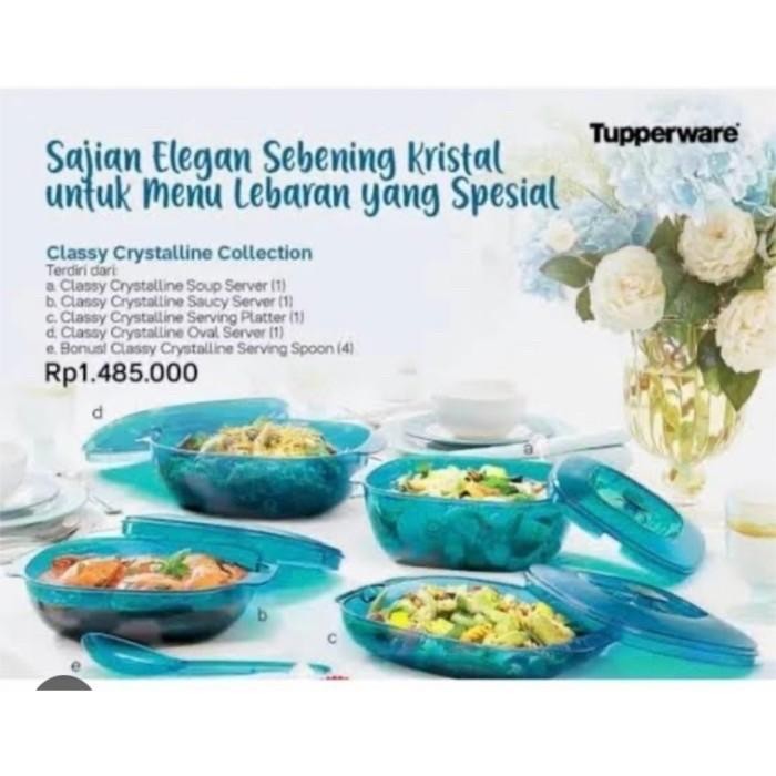 Laris Tupperware Promo Wadah Sajian Classy Crystaline ( Mangkok )
