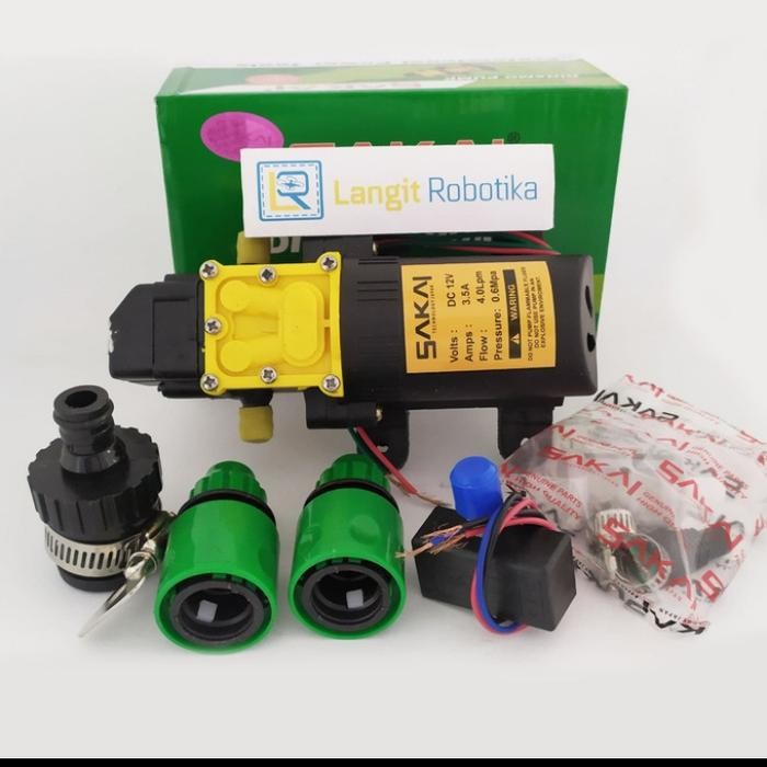 pompa air DC/dinamo water pump elektrik DC 12 v sakai
