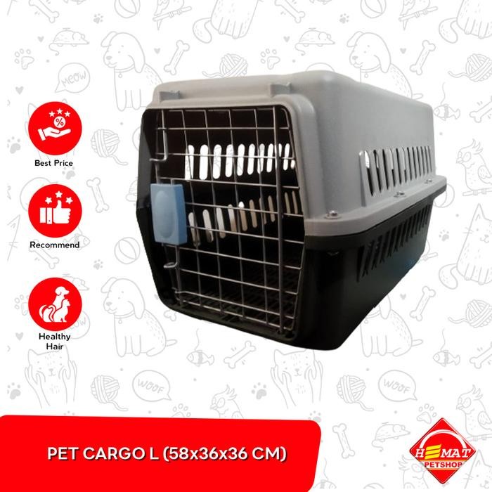 Terpopuler Kandang Kucing / Anjing Portable Ukuran Besar - Pet Cargo L