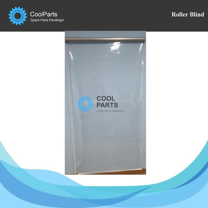 Roller Blind / Tirai / PVC Curtain Food Grade u/ Open Showcase Uk 85 x 150 cm