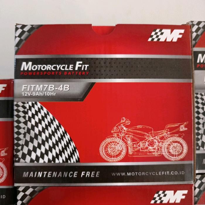 Aki Motor Fitm7B4B Gm7B4B 12V 9Ah Yamaha Nouvo Scorpio Honda Tiger