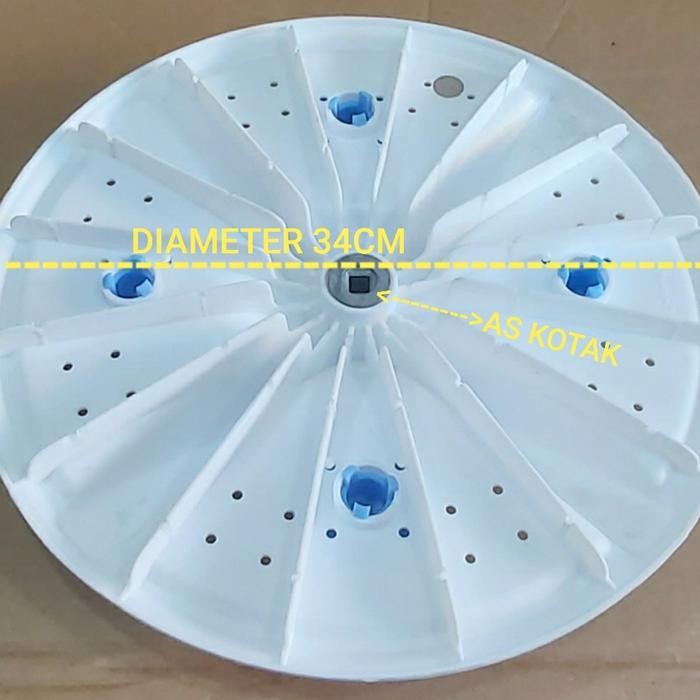 pulsator mesin cuci sanken 34 cm As kotak