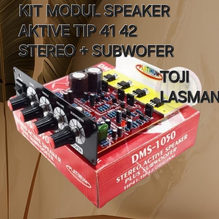 Kit Pcb Aktif Active Stereo Tip 41 42 Tip41 +Subw Subwofer Dms 1050