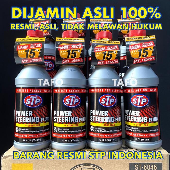 STP MINYAK POWER STEERING STOP LEAK 354ML / OLI POWER STEERING STP *