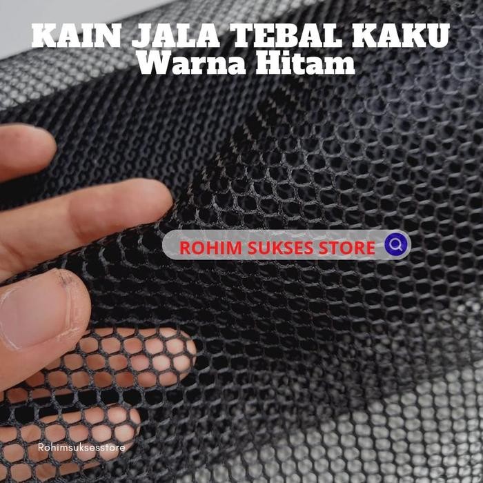 Jala Kain Tebal Kaku Tipis jaring kain jaring baju senam kain jaring ikan koi box speaker Meteran