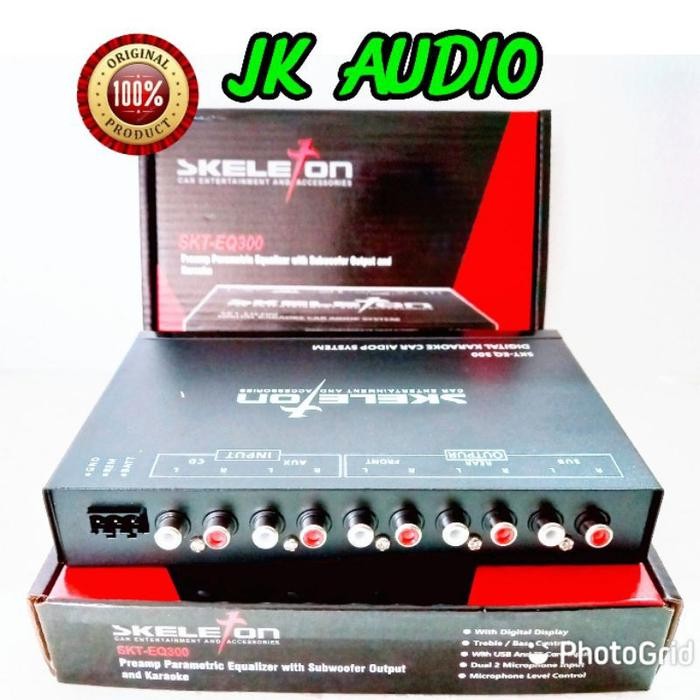 (Allthebest) Parametrik Karaoke Bluetooth Skeleton EQ300 Preamp Parametrik