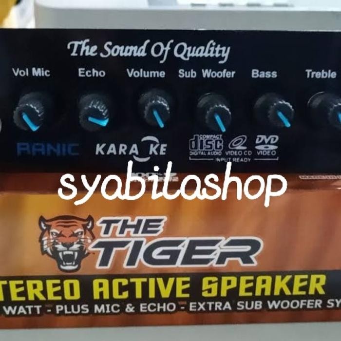 (Allthebest) Kit Tiger Power Amplifier Speaker Aktif Karaoke