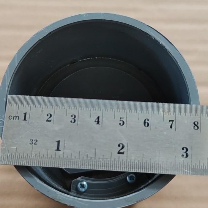 Expert tusen klep pvc 2 inch 2,5 inch klep god tanpa dan saringan