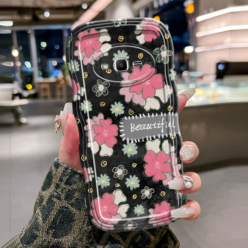 Casing Hp Untuk Samsung Galaxy J2 Prime J2 Ace J2 Pro 2018 J3 2016 Case Casing pola Bunga Kesing HP 