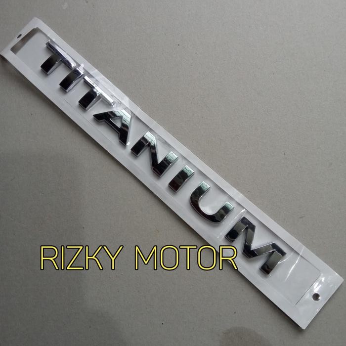 EMBLEM BAGASI TITANIUM FORD ECOSPORT