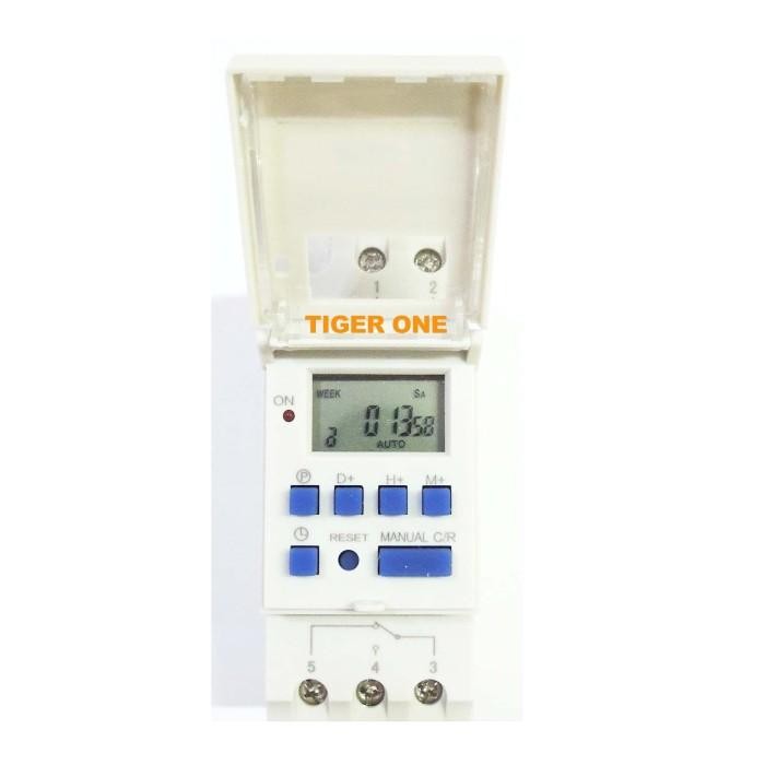 [Expret] MCB TIMER digital, Timer Switch THC15A, panel lampu listrik otomatis
