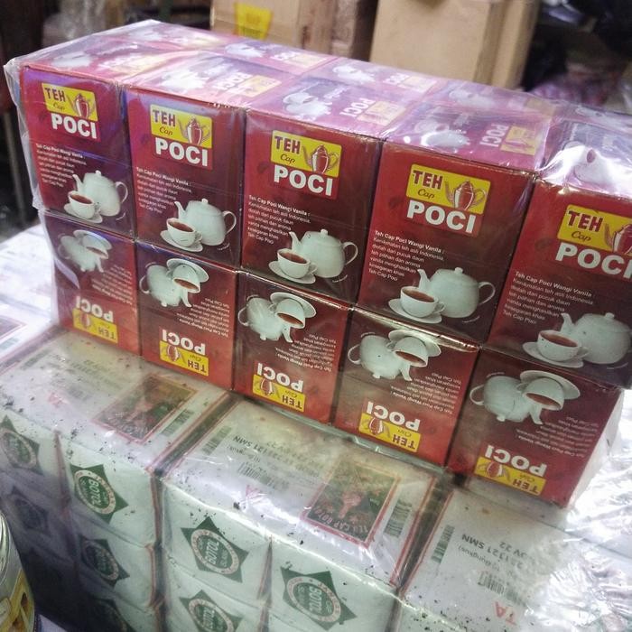 

teh poci bubuk vanila isi 10 bks