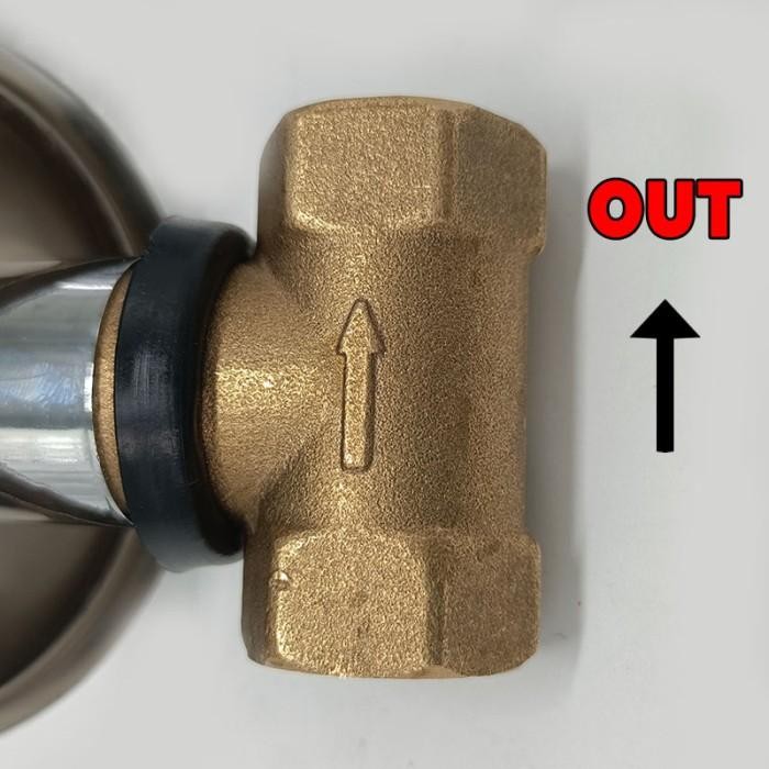 [Expert] Stop Kran Tanam 1/2 Inc Kran Dinding Kran Air Cabang Kuningan JS-61